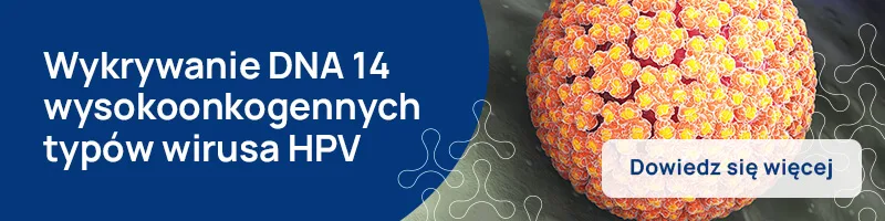 wykrywanie DNA 14 wysokoonkogennych typów wirusa HPV