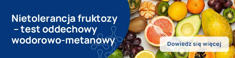 Nietolerancja fruktozy – test oddechowy wodorowo-metanowy